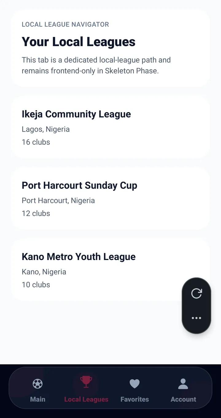 League OS: your local leagues